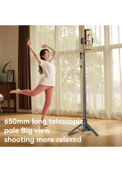 Yesıdo SF26 5 Bölümlü Uzatılabilir Küresel Başlı Gimbal Katlanır Tripod Standı
