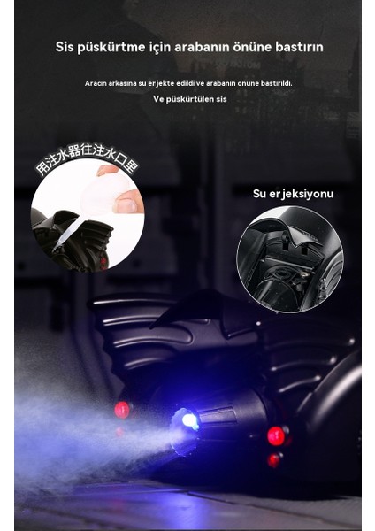 1:24 Batman Savaş Arabası Alaşımlı Araba Modeli Seti (Yurt Dışından)