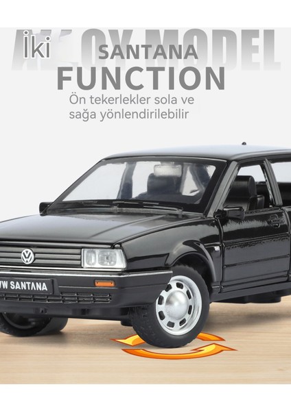 1:32 Alaşım Volkswagen Santana Model Oyuncak Araba (Yurt Dışından) fiyatları