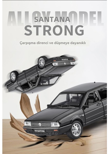 1:32 Alaşım Volkswagen Santana Model Oyuncak Araba (Yurt Dışından) modelleri