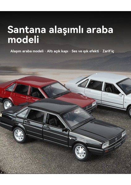 1:32 Alaşım Volkswagen Santana Model Oyuncak Araba (Yurt Dışından) indirimleri
