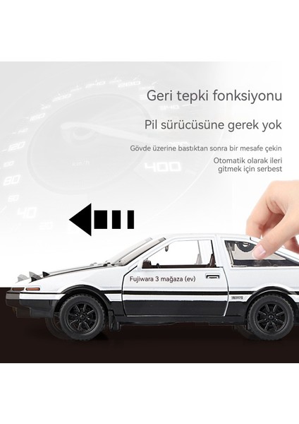1:32 Toyota AE86 Alaşımlı Oyuncak Araba Modeli (Yurt Dışından) fiyatları