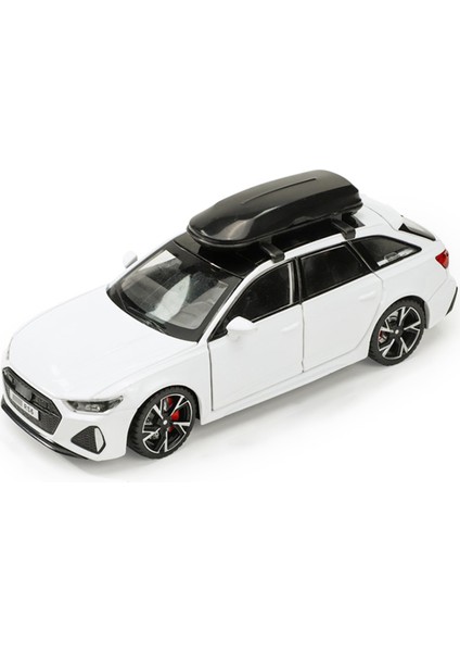 1:32 Audi Rs6 Alaşımlı Oyuncak Araba Modeli Vagon Ses ve Işık Süsleri (Yurt Dışından)