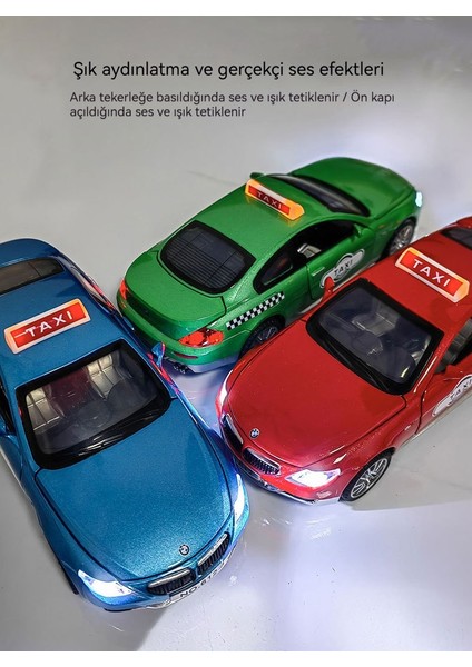 1:32 Baoma M6 Alaşımlı Araba Modeli Taksi (Yurt Dışından) fiyatları