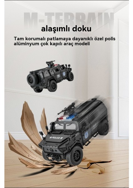 1:18 Büyük Alaşımlı Askeri Arazi Aracı Modeli Çocuk Oyuncak Araba (Yurt Dışından) modelleri