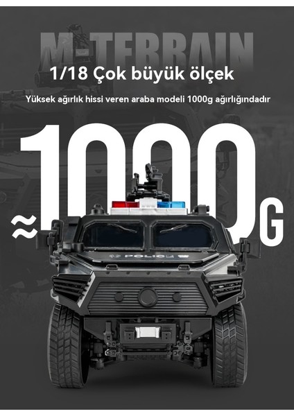 1:18 Büyük Alaşımlı Askeri Arazi Aracı Modeli Çocuk Oyuncak Araba (Yurt Dışından) fırsatları