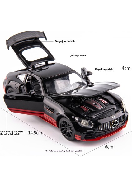 1:32 Mercedes Gt Alaşımlı Araba Modeli Spor Araba Oyuncak (Yurt Dışından) fırsatları