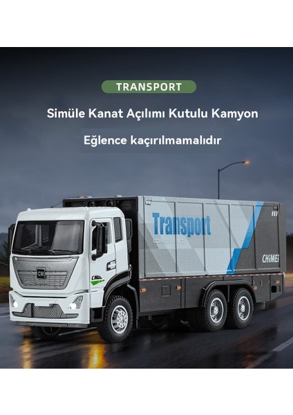 1:32 Alaşım Konteyner Kamyon Nakliye Konteyner Kamyon Modeli (Yurt Dışından) indirimleri