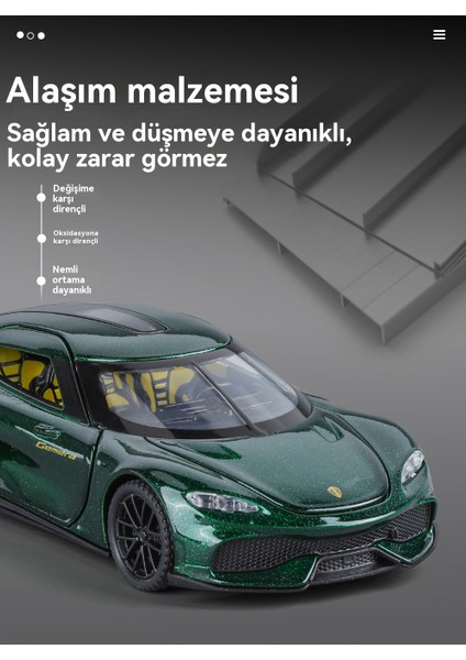 1:32 Koenigsegg Ikizler Alaşımlı Spor Araba Modeli (Yurt Dışından) fırsatları