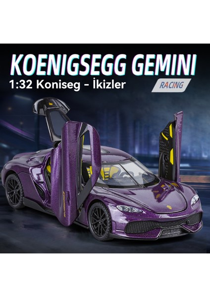 1:32 Koenigsegg Ikizler Alaşımlı Spor Araba Modeli (Yurt Dışından) indirimleri