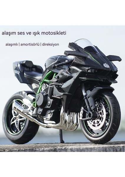 1:12 Kawasaki H2R Alaşımlı Motosiklet (Yurt Dışından) fiyatları