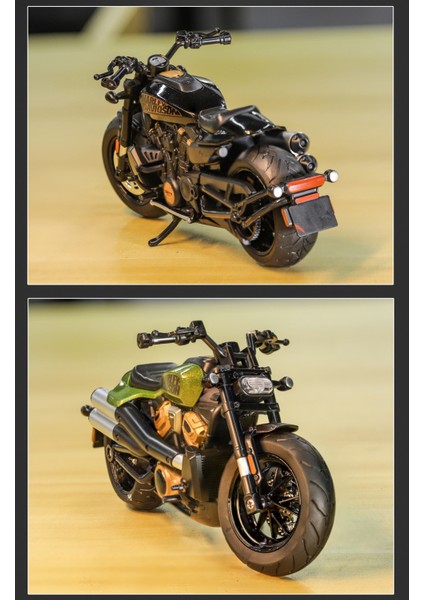 1:12 Harley Alaşımlı Motosiklet Modeli Oyuncak Araba (Yurt Dışından) modelleri