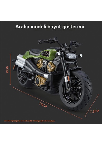 1:12 Harley Alaşımlı Motosiklet Modeli Oyuncak Araba (Yurt Dışından) indirimleri