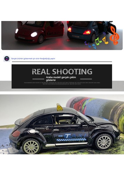 1:32 Volkswagen Beetle Alaşımlı Araba Taksi Modeli (Yurt Dışından) modelleri