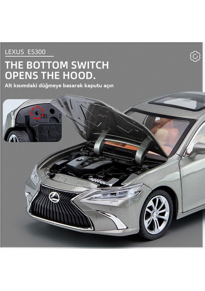 1:24 Lexus ES300 Alaşımlı Model Lexus Araba Oyuncak Araba (Yurt Dışından) fiyatları