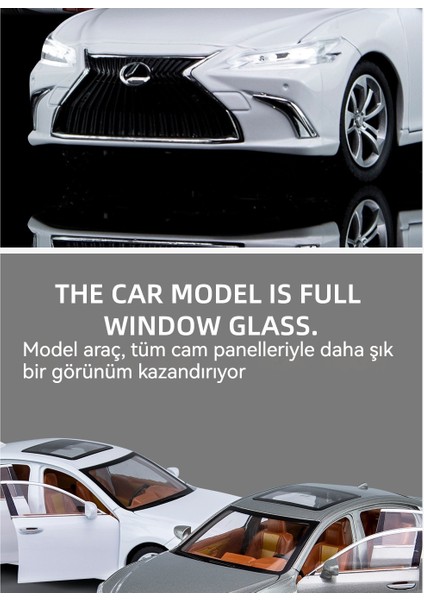1:24 Lexus ES300 Alaşımlı Model Lexus Araba Oyuncak Araba (Yurt Dışından) fırsatları