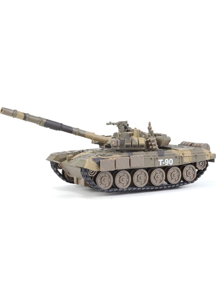 Alaşım T-90 Ana Muharebe Tankı Sprey Versiyonu Model Çocuk Oyuncak (Yurt Dışından)