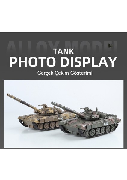 Alaşım T-90 Ana Muharebe Tankı Sprey Versiyonu Model Çocuk Oyuncak (Yurt Dışından) fiyatları