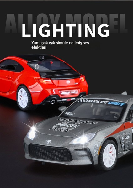 1:32 Toyota GR86 Alaşımlı Model Araba Sentleri (Yurt Dışından) fiyatları