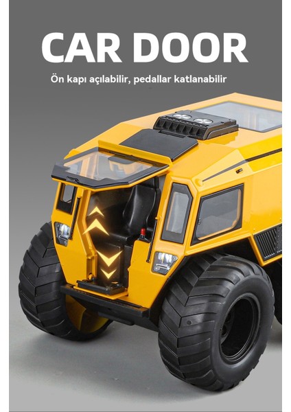 1:24 Rus Sherp Alaşımlı Araba Modeli Tam Arazi Off-Road Tırmanma Arabası (Yurt Dışından) modelleri