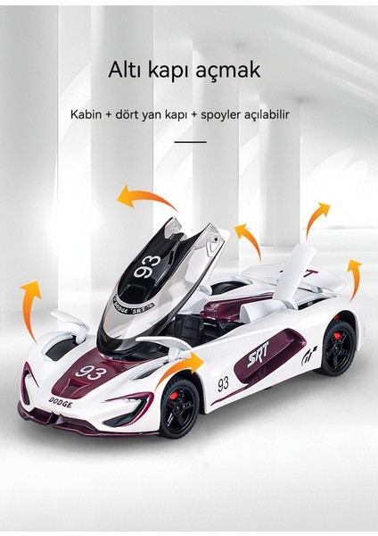 1:32 Dodge Srt Tomahawk Metal Araba Süper Koşu Modeli Çocuk Oyuncak (Yurt Dışından) fırsatları