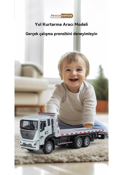 1:32 Simülasyon Alaşım Yol Kurtarma Araba Modeli Taşıma Düz Yatak (Yurt Dışından) indirimleri