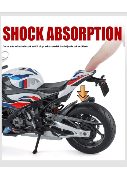 1:9 Baoma M1000RR Büyük Alaşımlı Motosiklet Modeli (Yurt Dışından) fırsatları