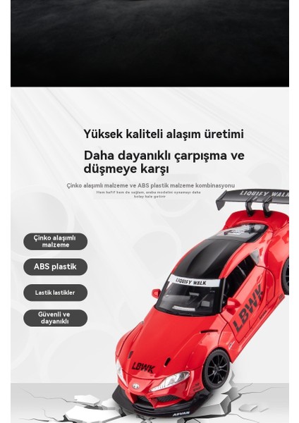 1:24 Toyota Inek Kralı Alaşım Yarış Modeli (Yurt Dışından) modelleri