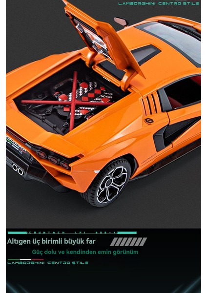 1::24 Rambo LPI800 Alaşım Spor Otomobil Modeli (Yurt Dışından) indirimleri
