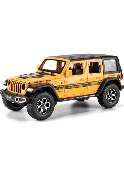 1:24 Jeep Wrangler Alaşım Araba Modeli Oyuncak Arazi Süsü (Yurt Dışından)