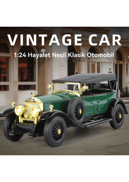 1:24 Vintage Phantom Nesil Klasik Otomobil Alaşımlı Otomobil Modeli (Yurt Dışından) indirimleri