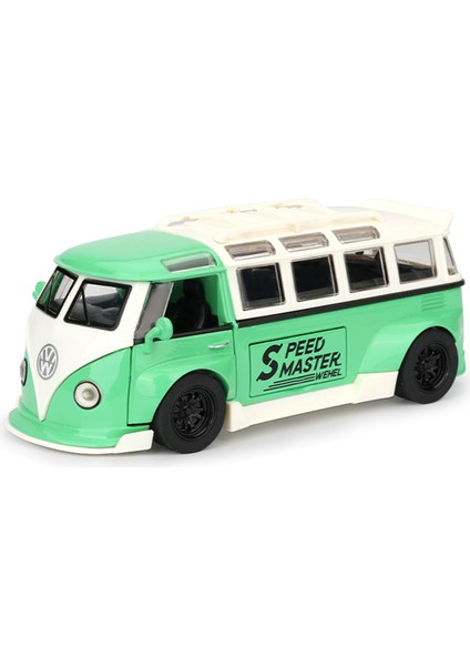 1:32 Volkswagen T1 Alaşım Araba Modeli Oyuncak Çocuk (Yurt Dışından)