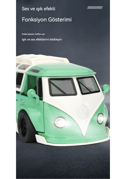 1:32 Volkswagen T1 Alaşım Araba Modeli Oyuncak Çocuk (Yurt Dışından) fiyatları
