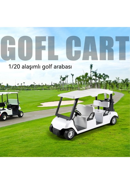 1:20 Uzatılmış Golf Arabası Alaşımlı Araba Modeli Oyuncak (Yurt Dışından) fiyatları