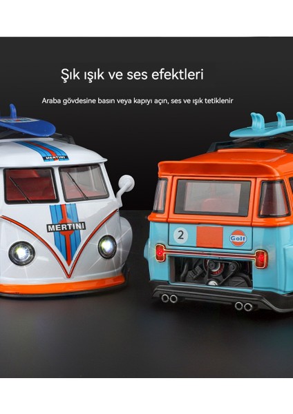 1:24 Otobüs T1 Minibüs Alaşımlı Otomobil Modeli (Yurt Dışından) fiyatları