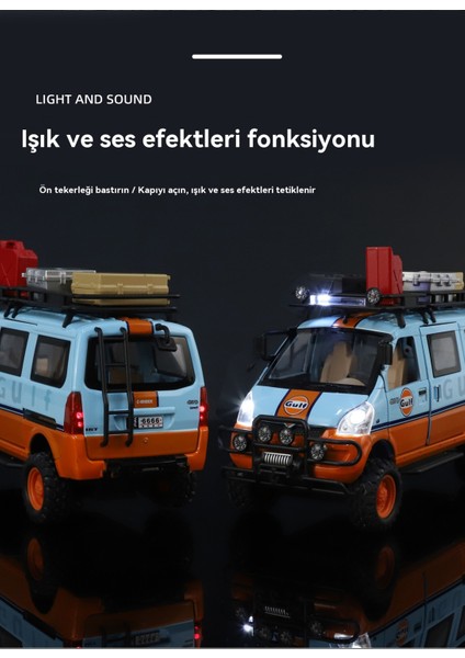 1:24 Off-Road Minibüs Alaşımlı Araba Modeli Ses Oyuncak Araba (Yurt Dışından) fırsatları
