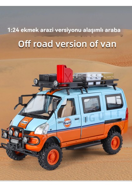 1:24 Off-Road Minibüs Alaşımlı Araba Modeli Ses Oyuncak Araba (Yurt Dışından) indirimleri