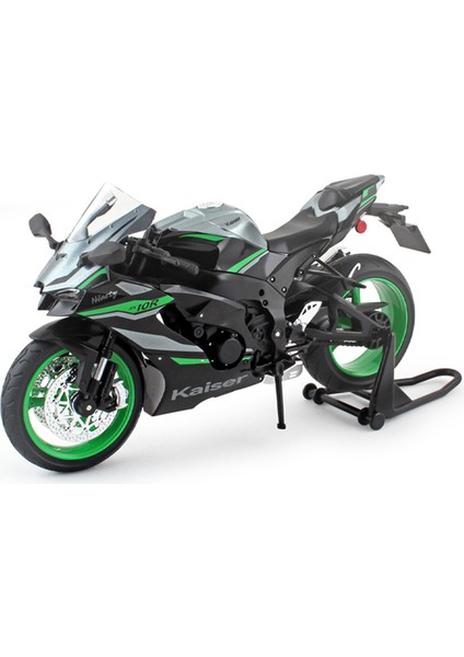 1:9 Büyük Kawasaki ZX-10R Alaşımlı Lokomotif Modeli Koleksiyonu (Yurt Dışından)