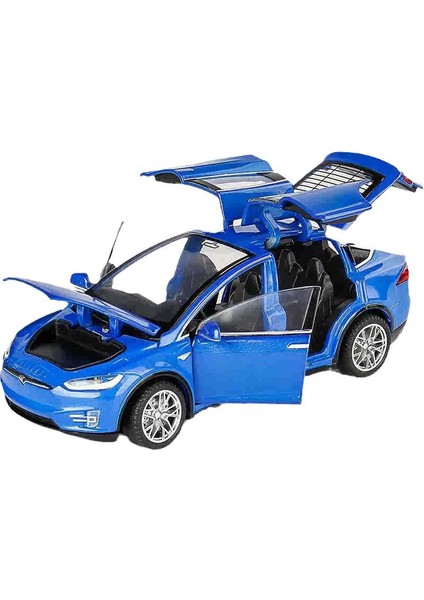1:32 Tesla MODELX90 Martı Kanatlı Kapı Modeli (Yurt Dışından)