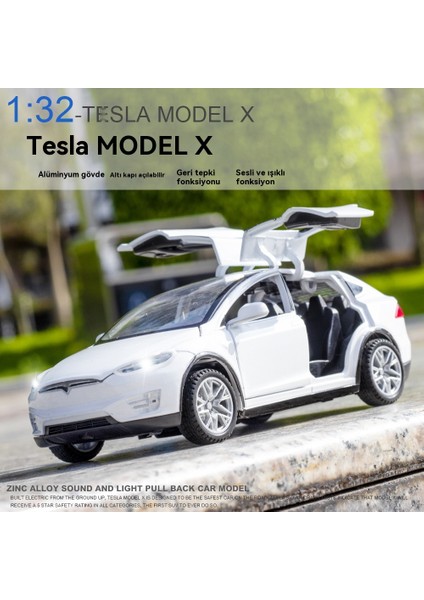 1:32 Tesla MODELX90 Martı Kanatlı Kapı Modeli (Yurt Dışından) fırsatları