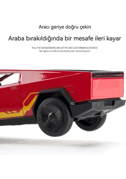 1:32 Tesla Pickup Ses ve Işık Araba Modeli (Yurt Dışından) fiyatları