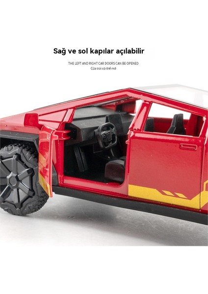 1:32 Tesla Pickup Ses ve Işık Araba Modeli (Yurt Dışından) modelleri