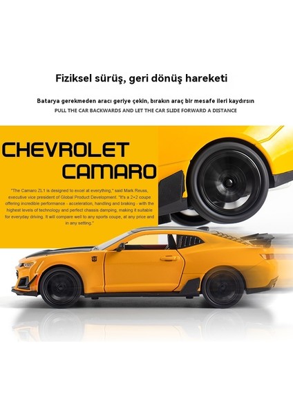 1:24 Chevrolet Camaro Alaşımlı Araba Modeli Bumble Serisi Araba Modeli Süsleri (Yurt Dışından) indirimleri
