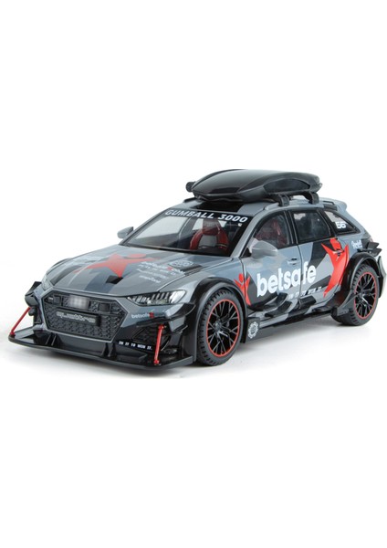 1:24 Rs6 Modifiye Alaşımlı Araba Modeli (Yurt Dışından)