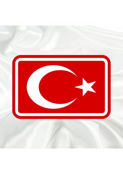 Türk Bayrağı Pleksi Panjur Arması I Universal Vidalı Oto Panjur Süsü I Araba Panjur Süsü