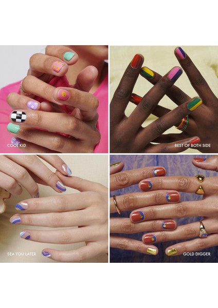 Nail Patchs - Tırnak Çıkartması Gold Digger (13 Pc) fiyatları