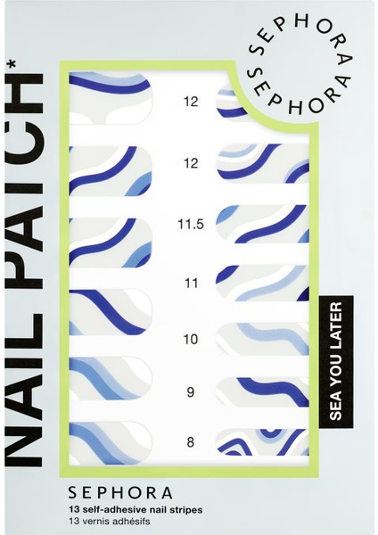 Nail Patchs - Tırnak Çıkartması Sea You Later (13 Pc)