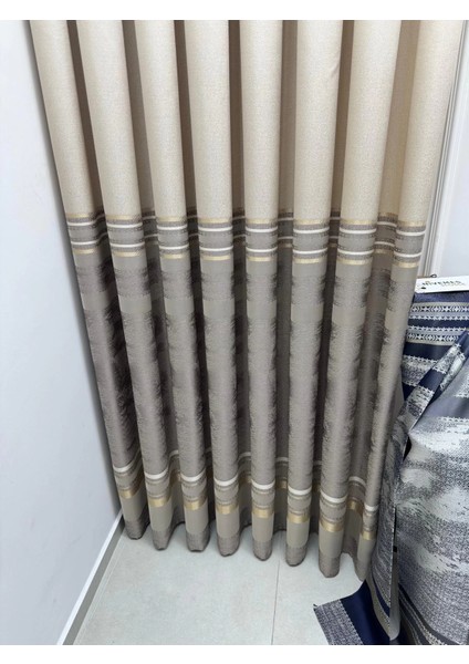 Nivemeshome Urla V-5202 Vizon 1/3 Sık Pileli Fon Perde Apm