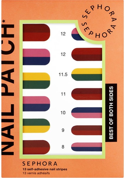 Nail Patchs - Tırnak Çıkartması Best Of Both Sides (13 Pc)