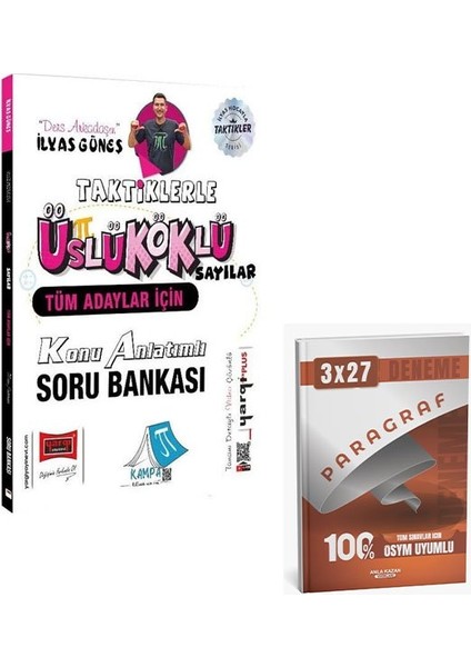 Yargı 2026 Yks Tyt Ayt Kpss Taktiklerle Üslü-Köklü Sayılar Konu Anlatımlı Soru Bankası+Anla Kazan Paragraf